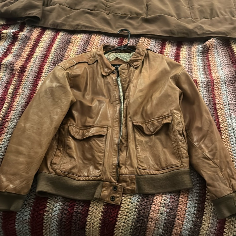 Vintage Giovanni leather bomber jacket